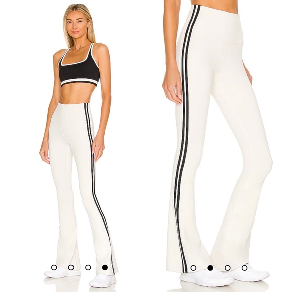 Splits59 Pants - NWT Splits59 Raquel High Waist Techflex Flare Legging in Vintage White & Black